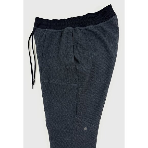 Lululemon Mens At Ease Jogger Textured Double Knit Pants Size M Cotton Stretch - Picture 1 of 8